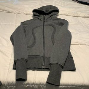 Vintage post remix hoodie Sz 4 dark heathered grey